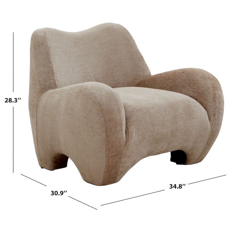 SAFAVIEH Couture Randal Accent Chair, Fully Assembled - 35"W x 31"D x 28"H