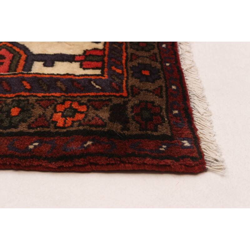 ECARPETGALLERY Hand-knotted Andelz Red Wool Rug - 3'0 x 5'11