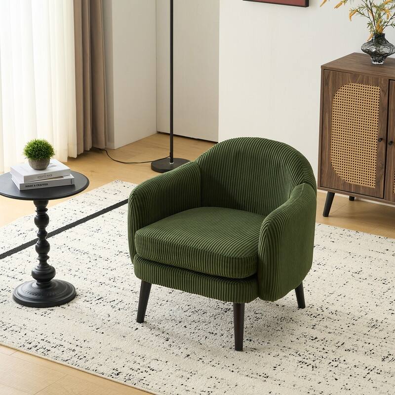 Living Room Corduroy Armchair