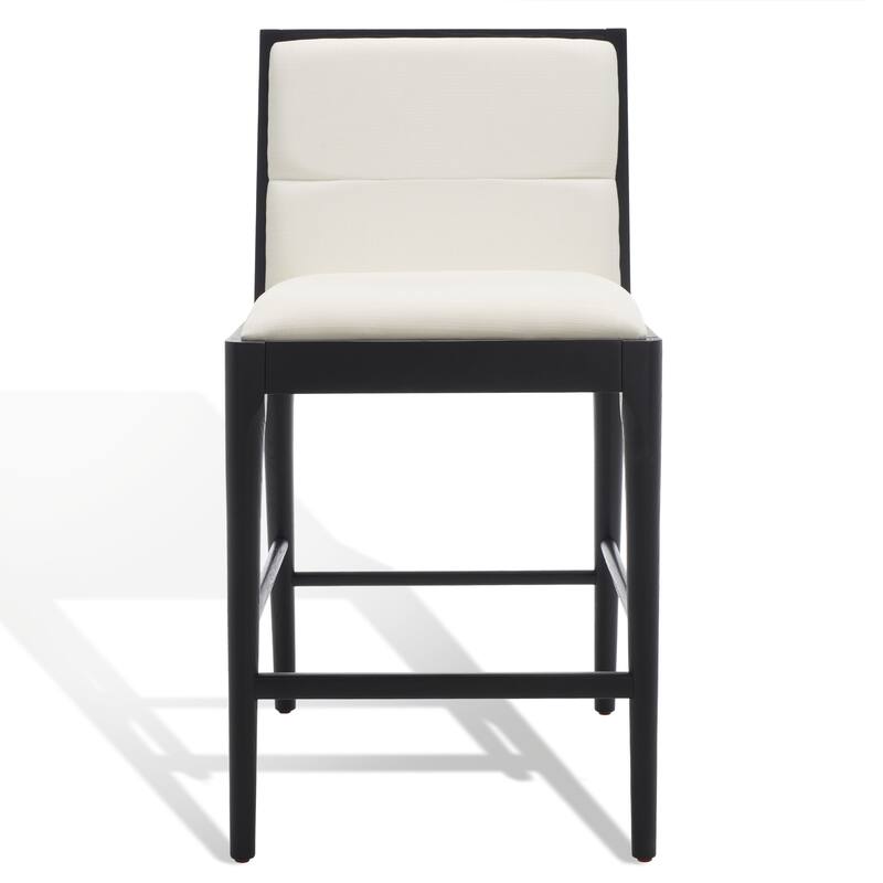 SAFAVIEH Couture Vonne Linen Counter Stool (Set of 2) - 19Wx22Dx36H