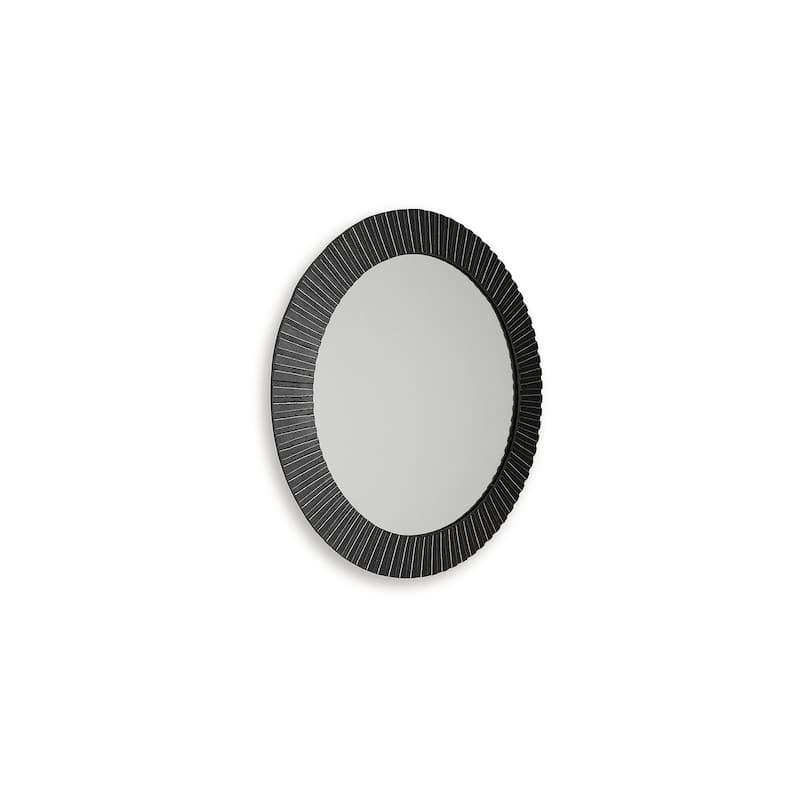 Signature Design by Ashley Ozias Black Accent Mirror - 34" W x 2" D x 34" H