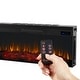 preview thumbnail 12 of 14, Malie Electric Fireplace Mantel in Venetian Gray by Real Flame