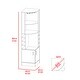 preview thumbnail 14 of 36, TUHOME Syrah Space Efficient Corner Bar Cabinet with 2-Doors