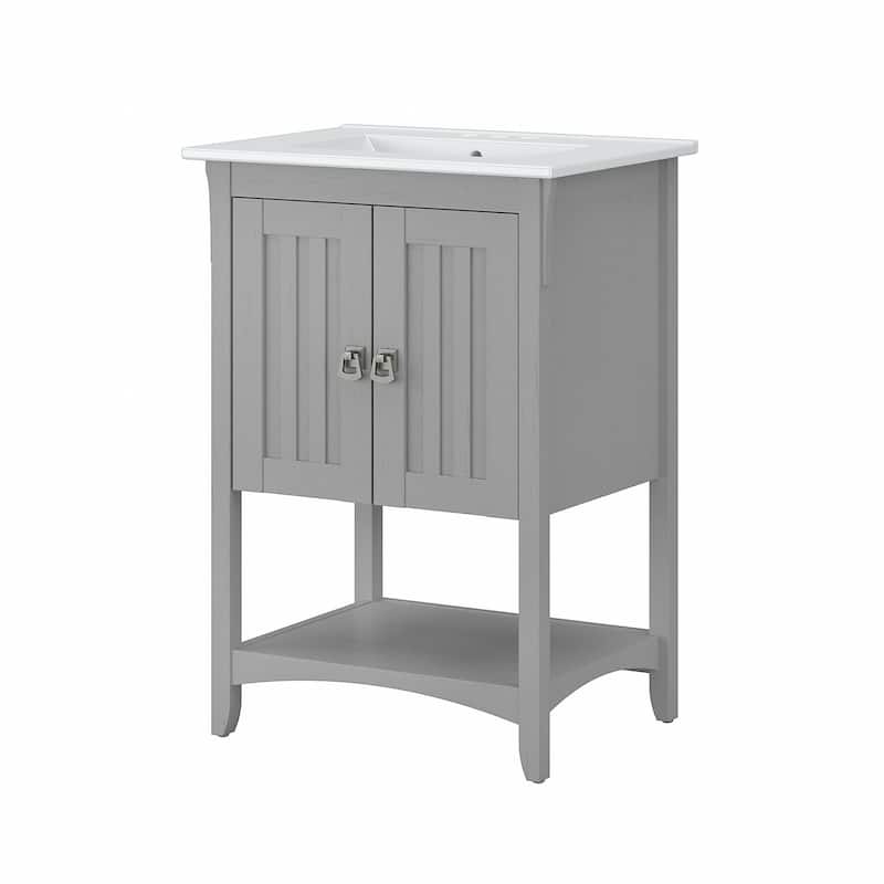 Salinas 24W Bathroom Vanity with Sink by Bush Furniture