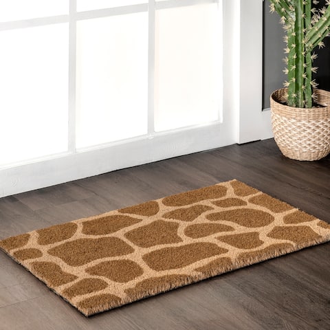 nuLOOM Coir Animal Print Doormat - 1' 5" x 2' 5"