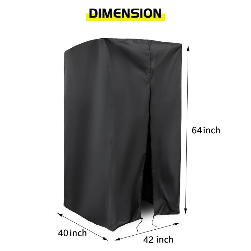 Protective Cover for Pull Up Bar Station, Waterproof Cover for Power Tower/Pull Up Dip Station - 42x40x64"