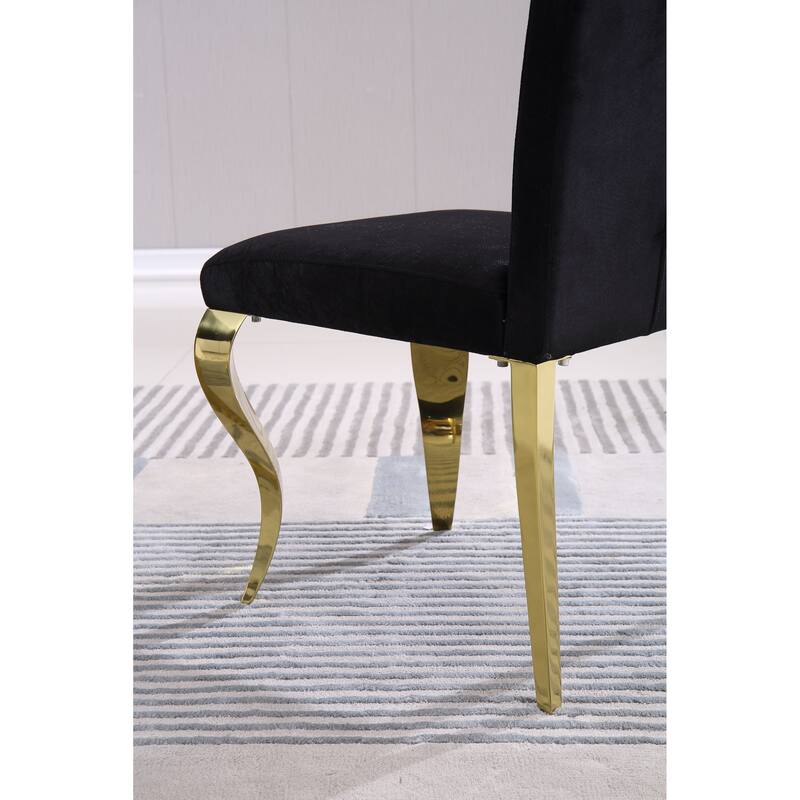 Modern Velvet Dining Chairs Set Of 2
