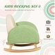 preview thumbnail 13 of 16, Qaba Rocking Toddler Sofa Chair for Nursery or Playroom, Green