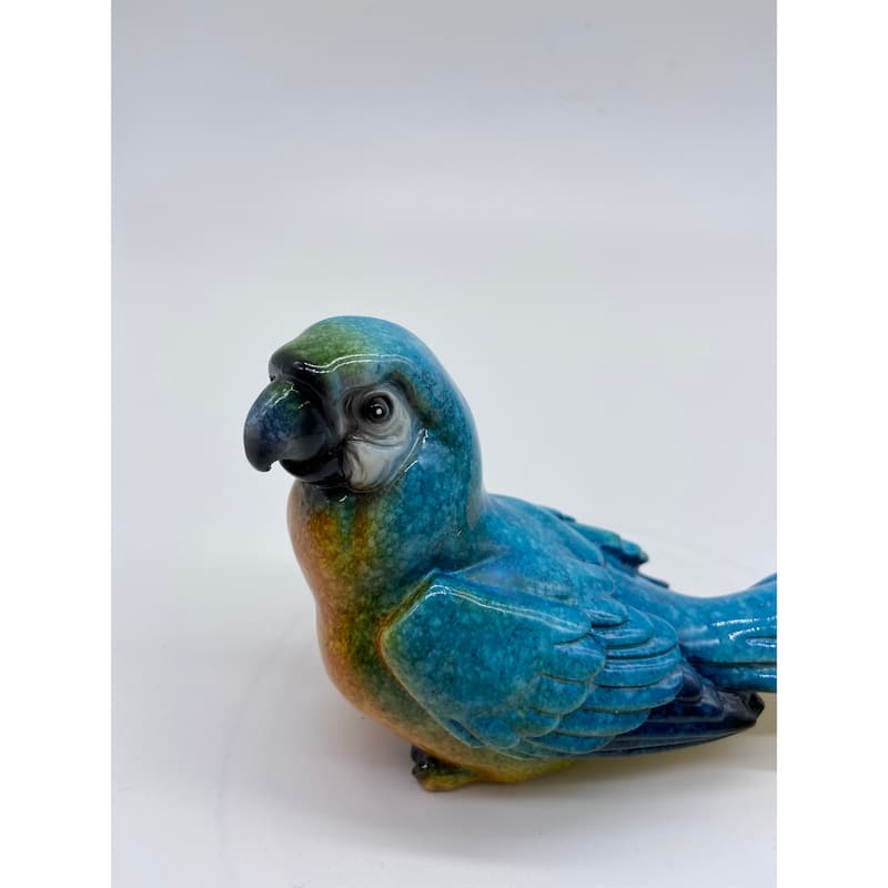 Blue Parrots Set of 2