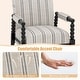 preview thumbnail 5 of 7, Gymax Accent Chair Upholstered Armchair w/ Rubber Wood Frame Ergonomic