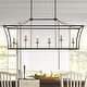 preview thumbnail 10 of 14, 6 - Light Kitchen Island Linear Pendant