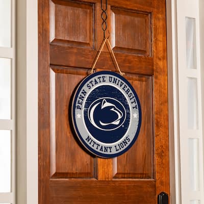 Penn State Wooden Door Decor Wall Sign - Multi-Color