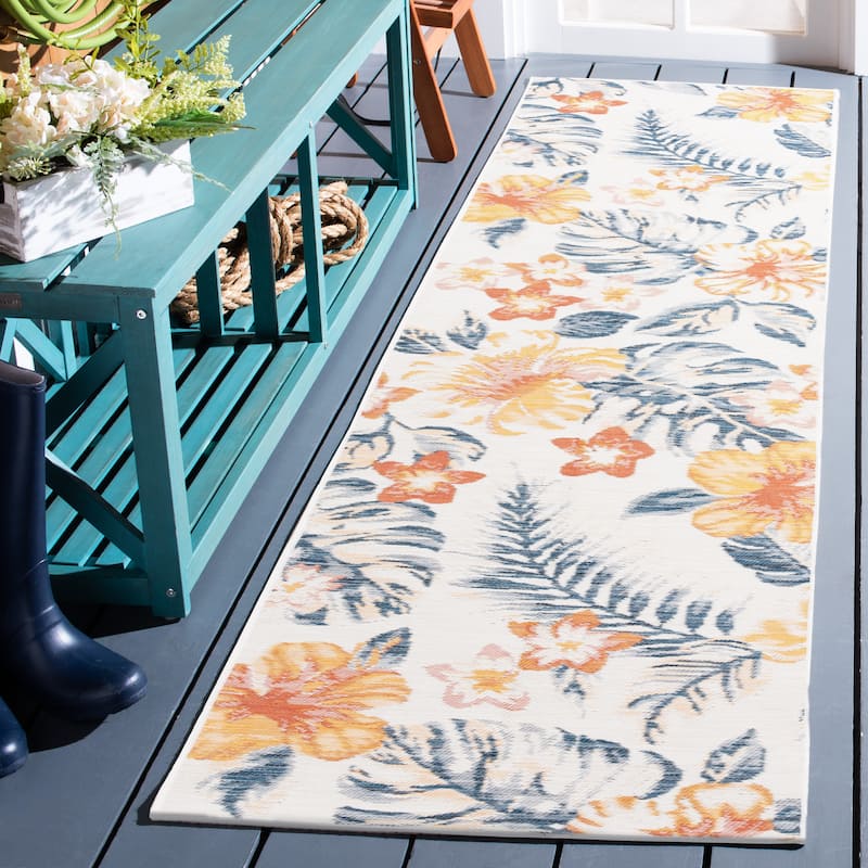 SAFAVIEH Sunrise Todosia Indoor/Outdoor Waterproof Rug - 2' x 8' Runner