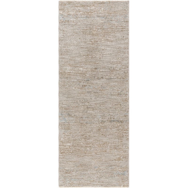 Livabliss Casual Masterpiece Abstract Area Rug - 2'7" x 10' - Gray