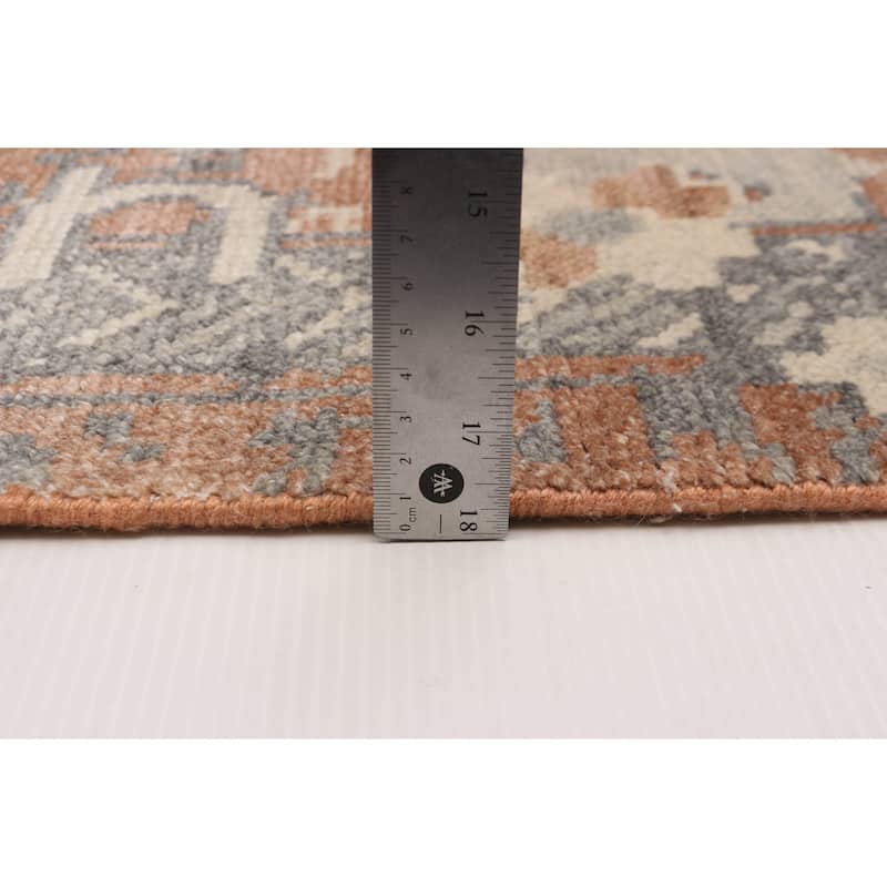 ECARPETGALLERY Hand-knotted Jules Serapi Copper Wool Rug - 7'11 x 9'9