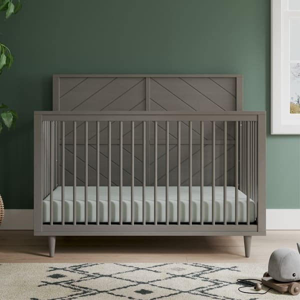 slide 2 of 17, Surrey Hill 4-in-1 Convertible Crib Lunar Gray