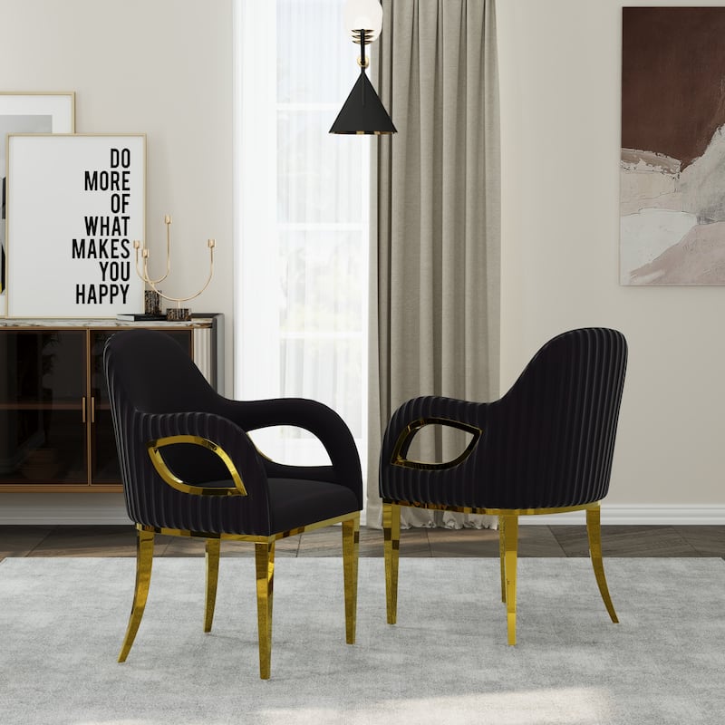 Dining Table Set with Arm Dining Chairs