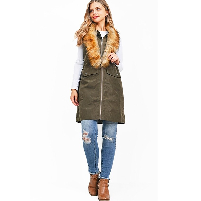 fur hunting jacket