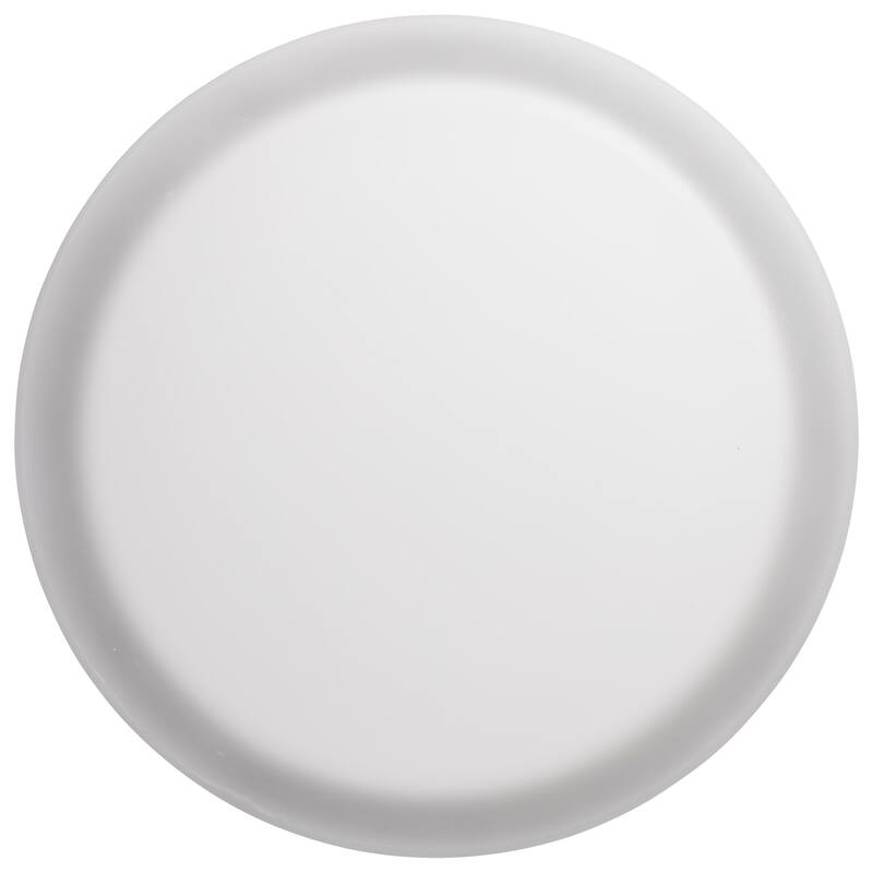 Pi 11 Inch LED Flush Mount Black Finish Frosted Etched Glass CCT Selectable 120 Volts