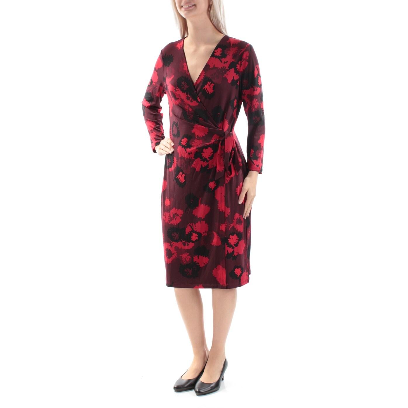 anne klein red dress