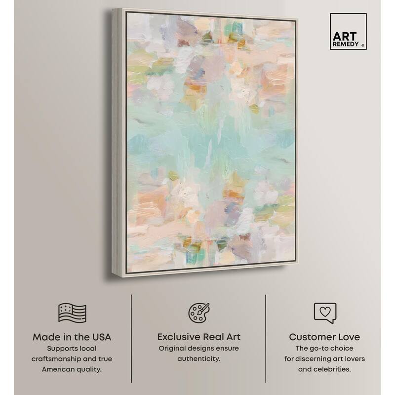 Expressive Swirls Canvas by Art Remedy