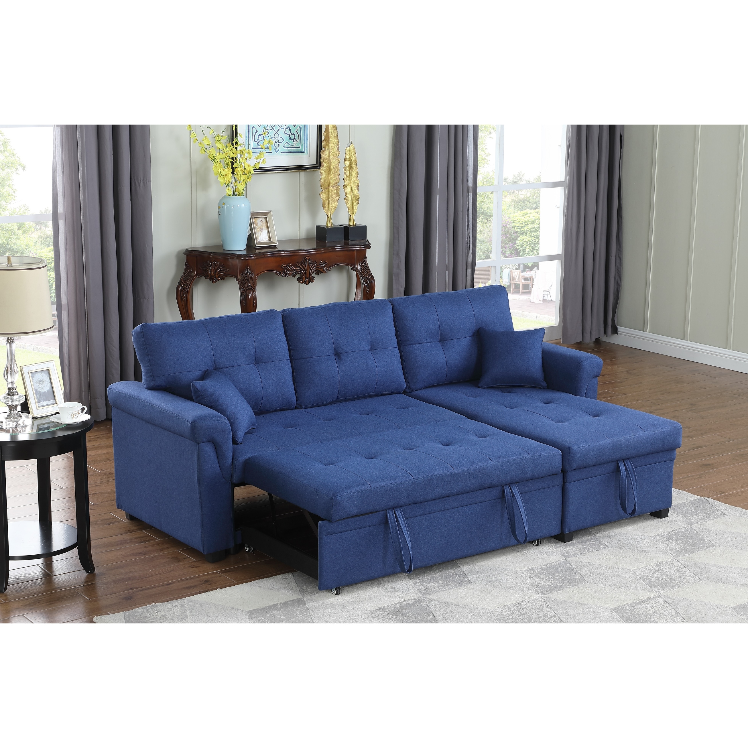 Kaiden Sectional Storage Sofa Bed