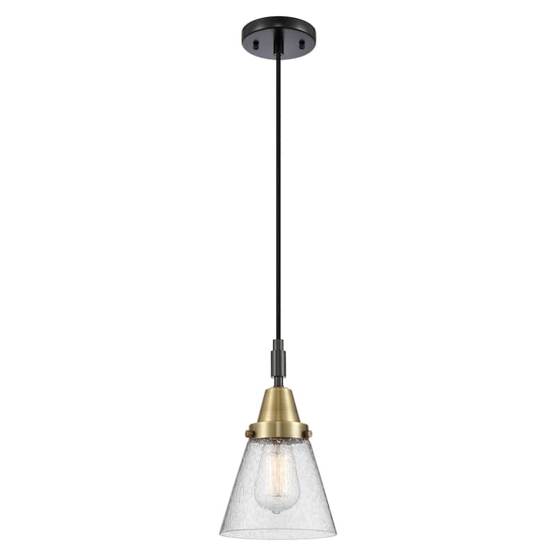 Innovations Lighting 447-1P-G64 Cone 6" Wide Mini Pendant with Clear,
