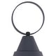 preview thumbnail 5 of 6, Chatham 1L Black Coastal Outdoor Globe Post Light Clear Glass - 13-in W x 22.5-in H x 13-in D