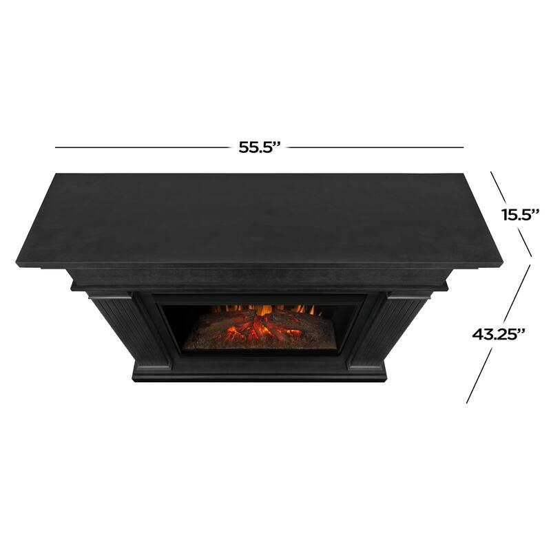 Centennial 55.5" Electric Grand Fireplace in White by Real Flame