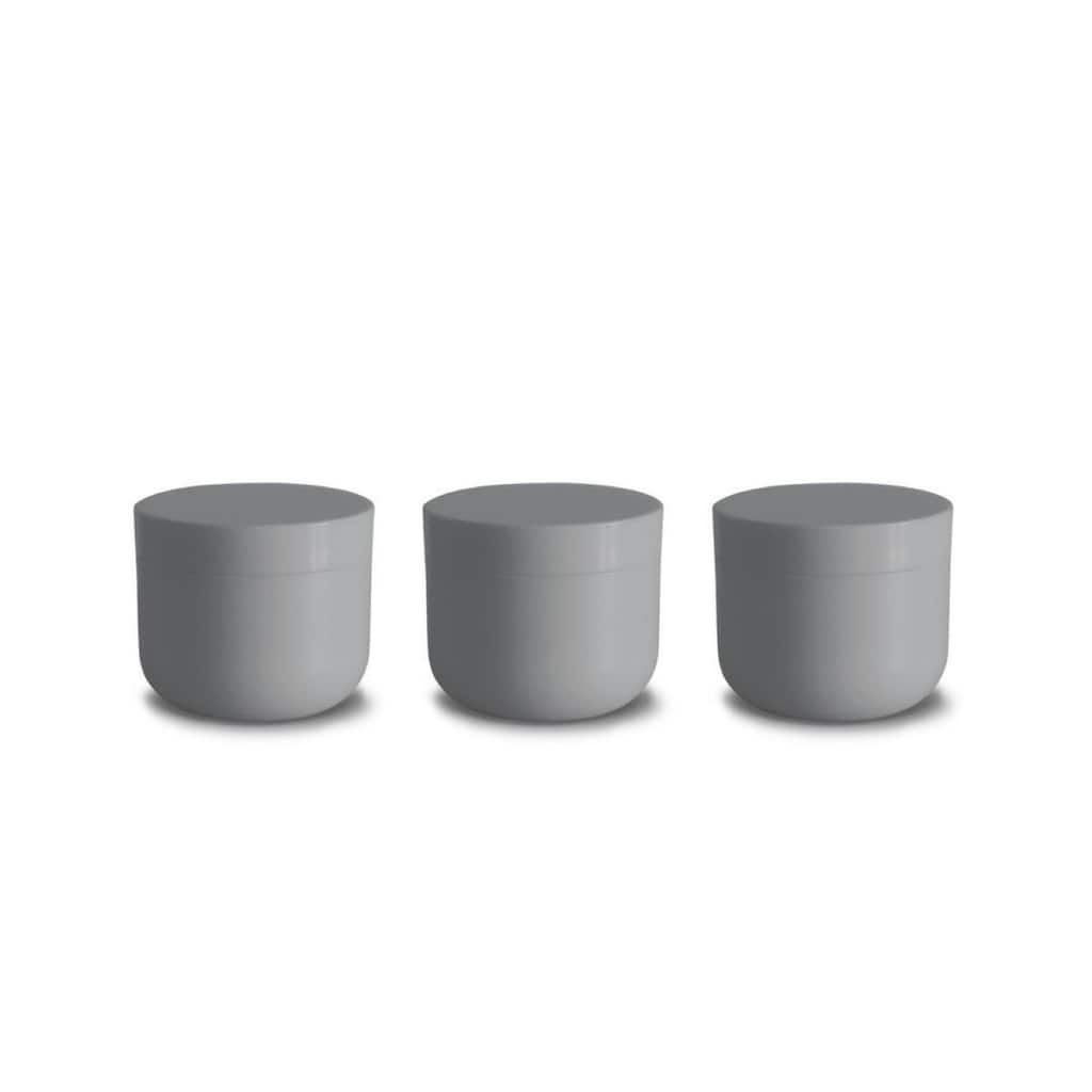 Abode Homewares Duo Slate Melamine Mini Canister - Grey