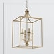 preview thumbnail 4 of 6, Abbie 17.75" 4-light Lantern Foyer Pendant