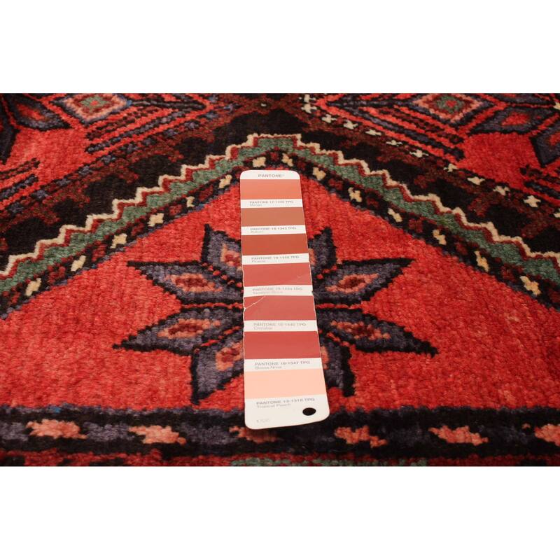 ECARPETGALLERY Hand-knotted Konya Anatolian Red Wool Rug - 3'7 x 9'10