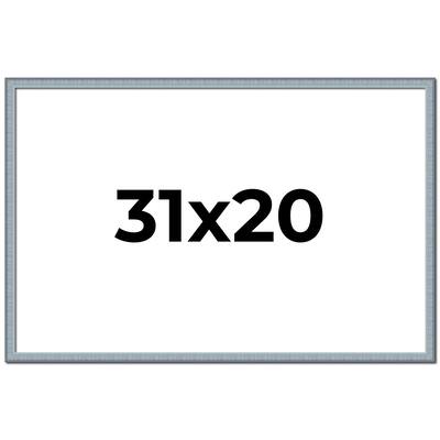31x20 Frame Rustic Sky Blue Solid Wood Picture Frame | 0.75 Inch