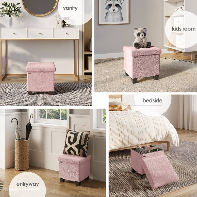 Emperyan Storage Bench for Living Room, Small Ottoman Foot Rest