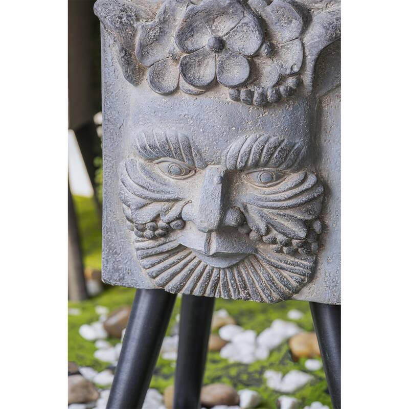 Greek God Statue Planter with Legs