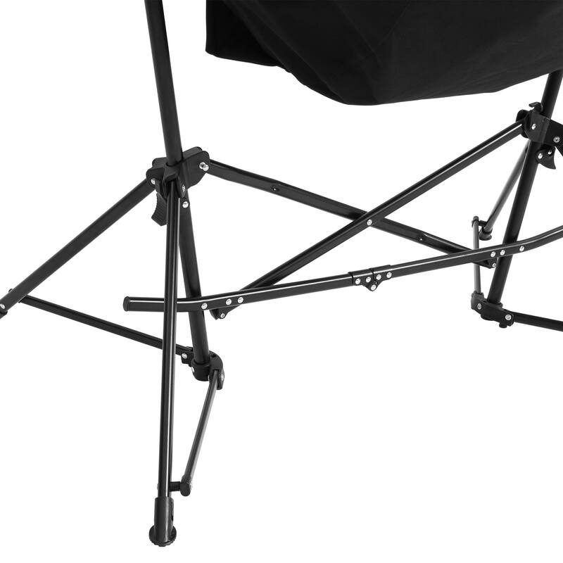 6 Piece Patio Chairs, Outdoor Camping Chairs with Breathable Textilene Fabric, Set of 2 Garden Chairs with Armrest High Backrest