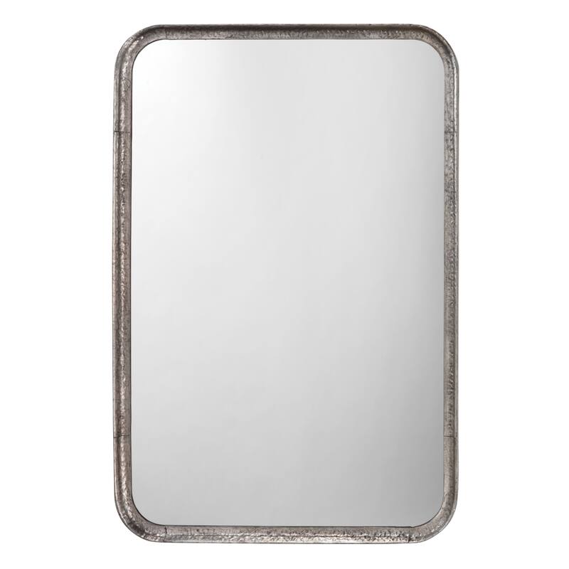 Jamie Young Principle Iron Rectangle Wall Mirror - Silver