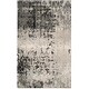 preview thumbnail 9 of 14, SAFAVIEH Retro Elidona Distressed Modern Abstract Rug 5'3" x 8' - Light Grey/Grey - Rectangle