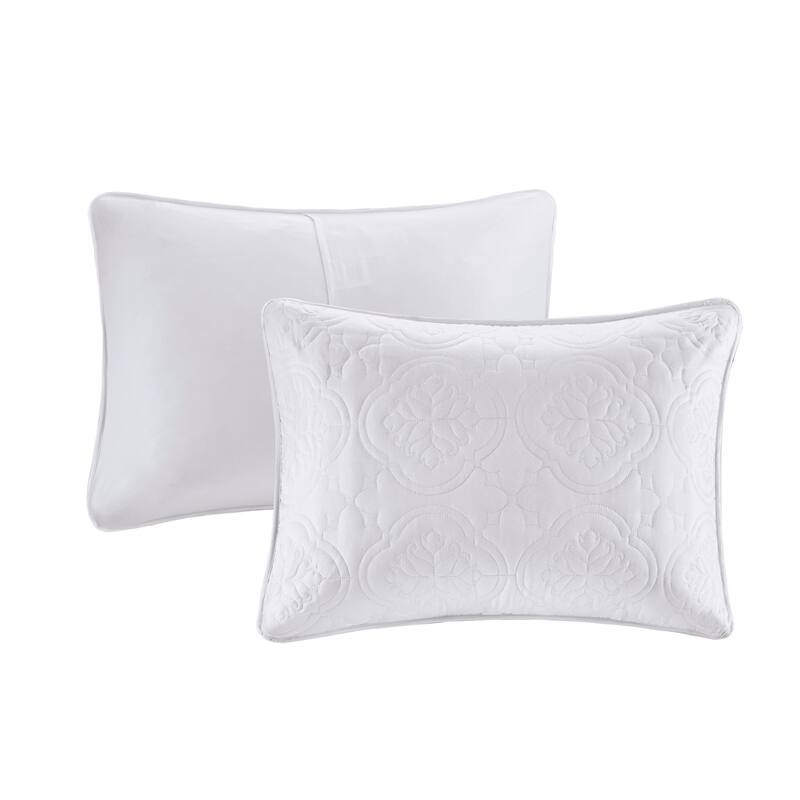 510 Design Hayley Oversized Solid Texture 3 Piece Reversible Bedspread Set