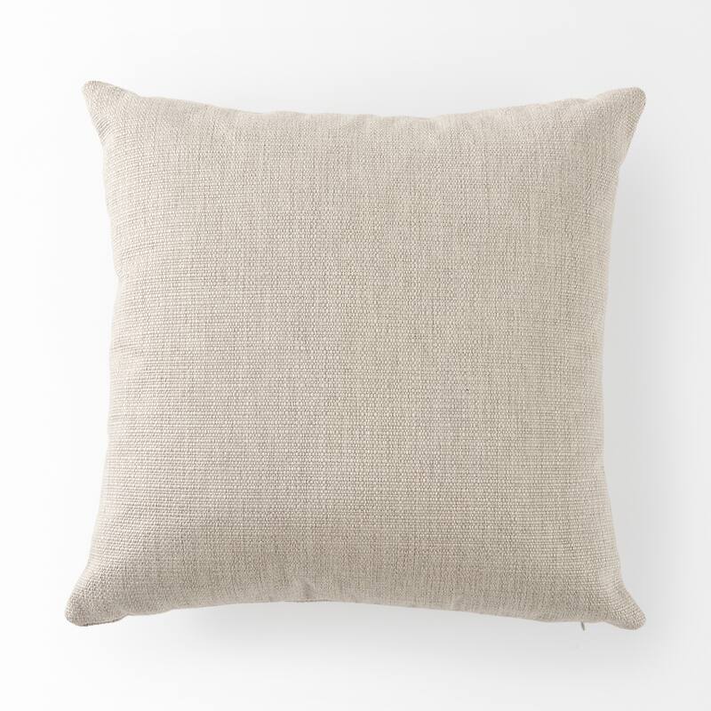 Valence Beige Throw Pillow Sectional Piece - 17.91 x0.39 x17.91