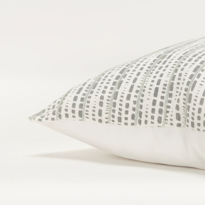 Rizzy Home Transitional Ivory Decorative Pillow Cover 20" x 20"