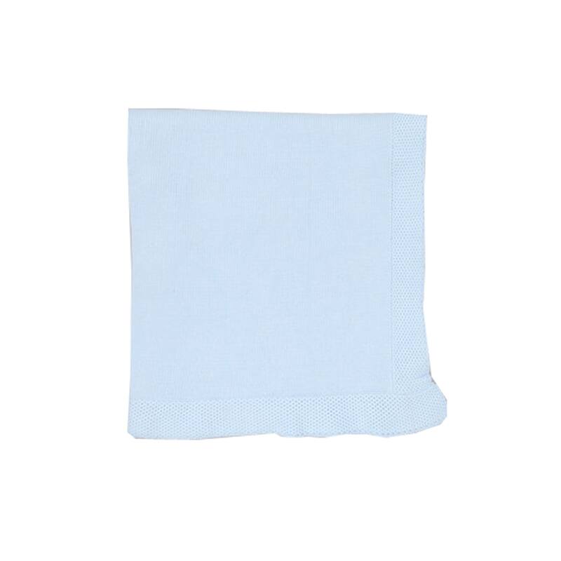 Knit Blanket with Border