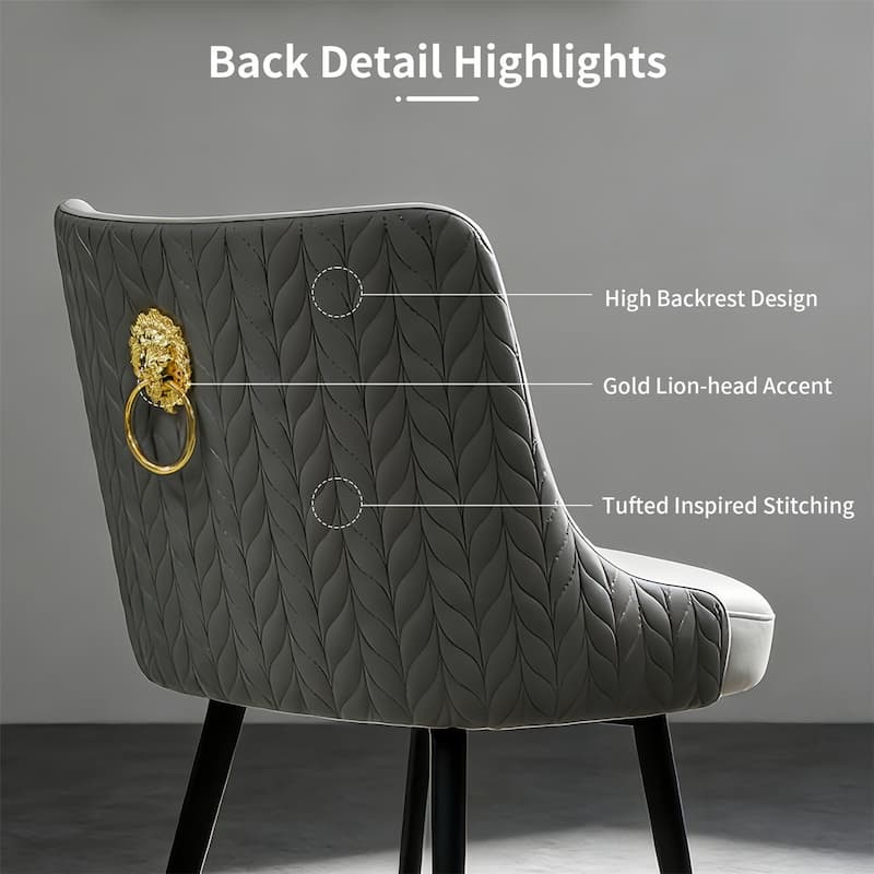 Bar Stools for Kitchen Counter Height Leather 360° Swivel Footrest