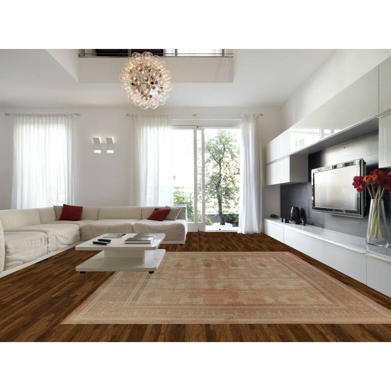 Pre-1900 Antique Tabriz Haj Jalili Persian Rug Handmade Wool Carpet - 10'11"x 14'8"