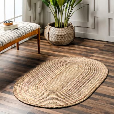 Nuloom Draya Casual Braided Jute Area Rug