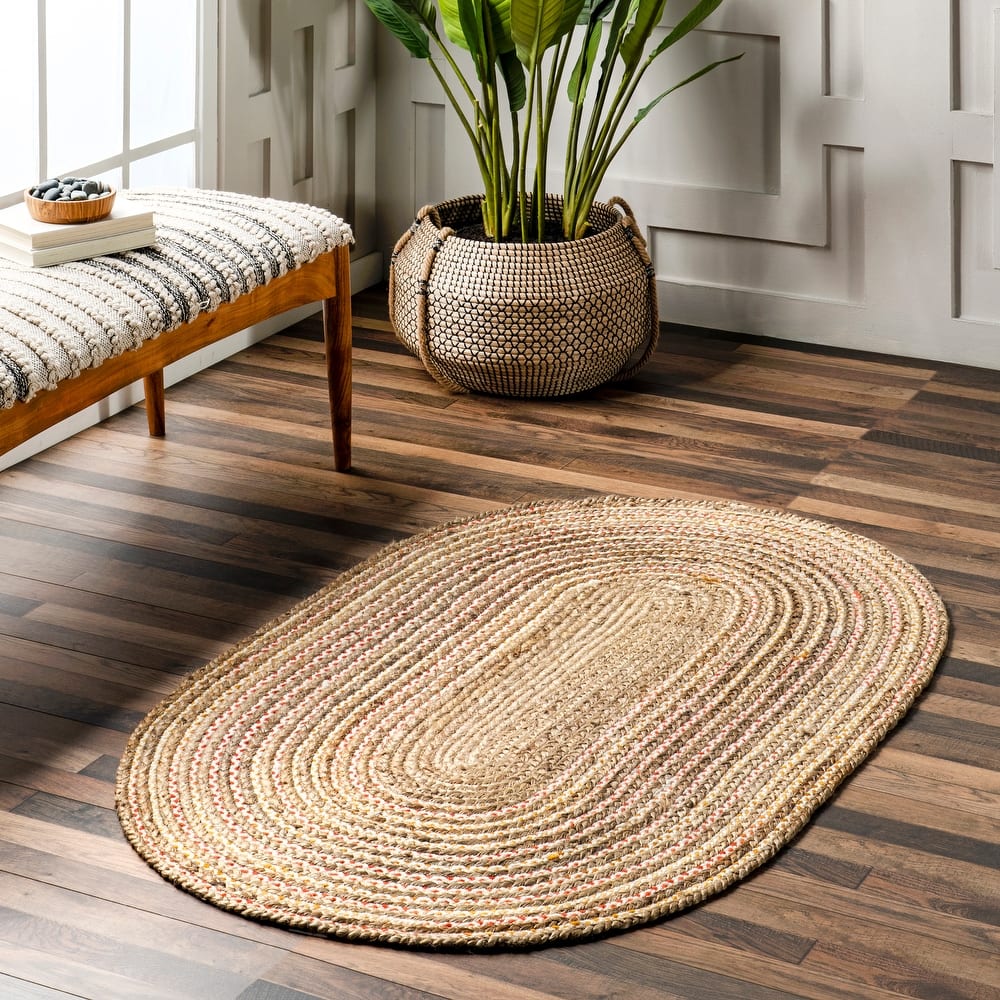 Nuloom Draya Casual Braided Jute Area Rug