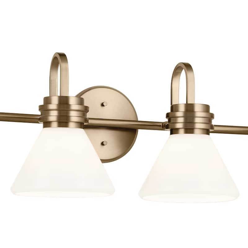 Kichler Lighting Farum 34 in. 4-Light Champagne Bronze Vanity Light