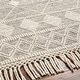 preview thumbnail 5 of 5, Livabliss Hemdan Handmade Bohemian Diamond Wool Blend Area Rug