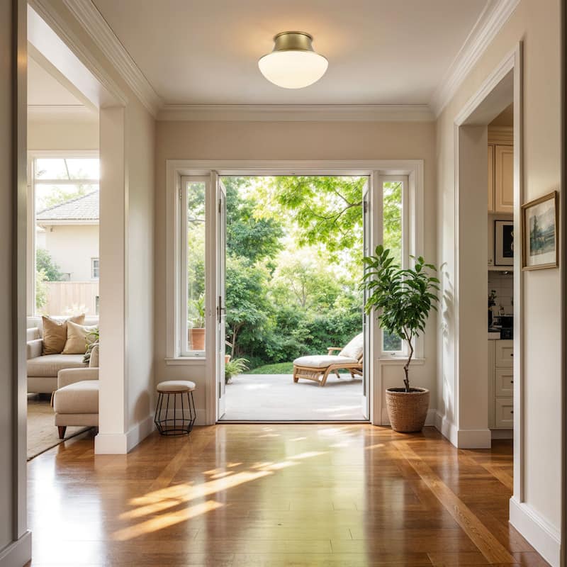 Kenroy Home Chelsea 1-Light Flush Mount