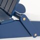 preview thumbnail 45 of 60, Outdoor Acacia Wood Adirondack Chair, Simple Design Chair